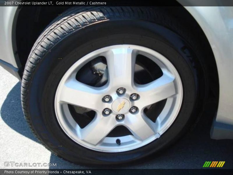 Gold Mist Metallic / Cashmere 2007 Chevrolet Uplander LT
