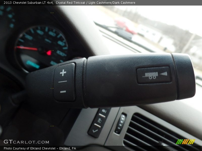 Crystal Red Tintcoat / Light Cashmere/Dark Cashmere 2013 Chevrolet Suburban LT 4x4