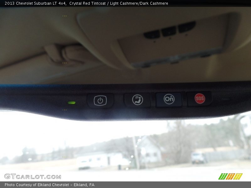 Crystal Red Tintcoat / Light Cashmere/Dark Cashmere 2013 Chevrolet Suburban LT 4x4