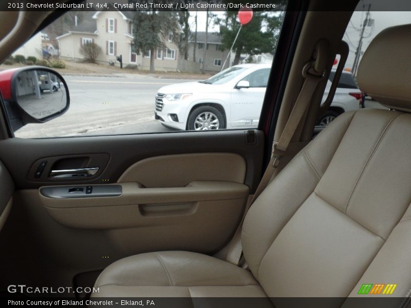 Crystal Red Tintcoat / Light Cashmere/Dark Cashmere 2013 Chevrolet Suburban LT 4x4