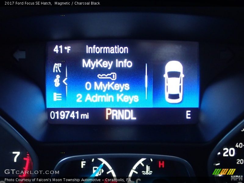 Magnetic / Charcoal Black 2017 Ford Focus SE Hatch