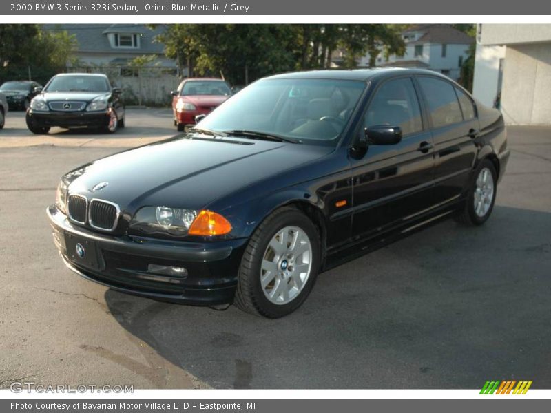 Orient Blue Metallic / Grey 2000 BMW 3 Series 323i Sedan