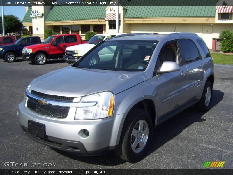 Silverstone Metallic / Light Gray 2008 Chevrolet Equinox LT AWD
