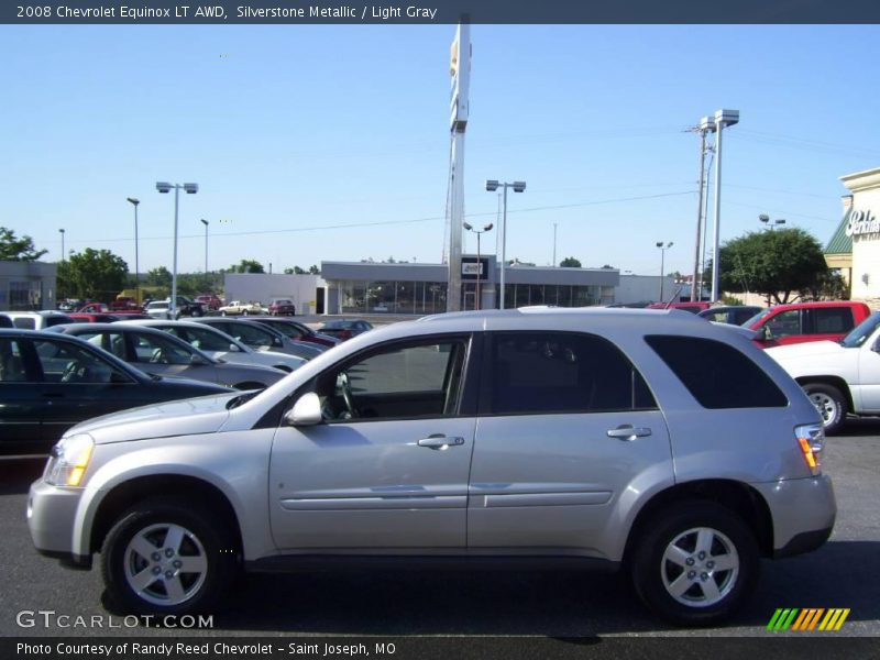 Silverstone Metallic / Light Gray 2008 Chevrolet Equinox LT AWD