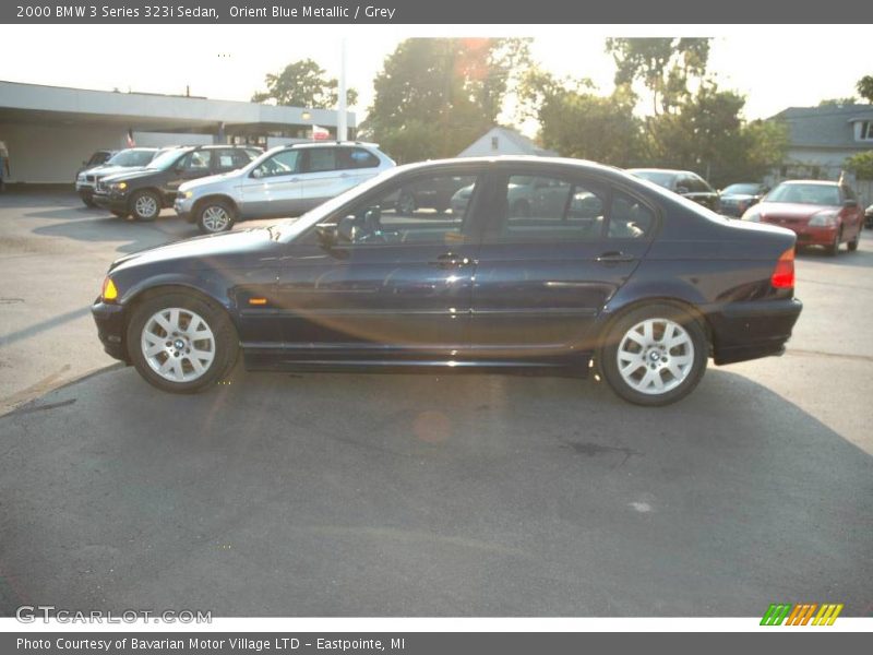 Orient Blue Metallic / Grey 2000 BMW 3 Series 323i Sedan