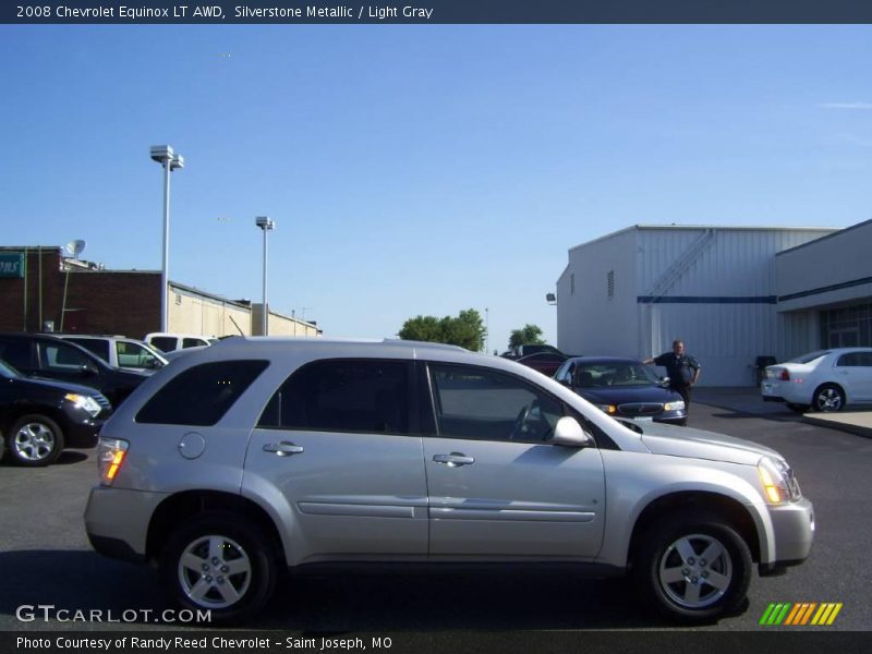 Silverstone Metallic / Light Gray 2008 Chevrolet Equinox LT AWD