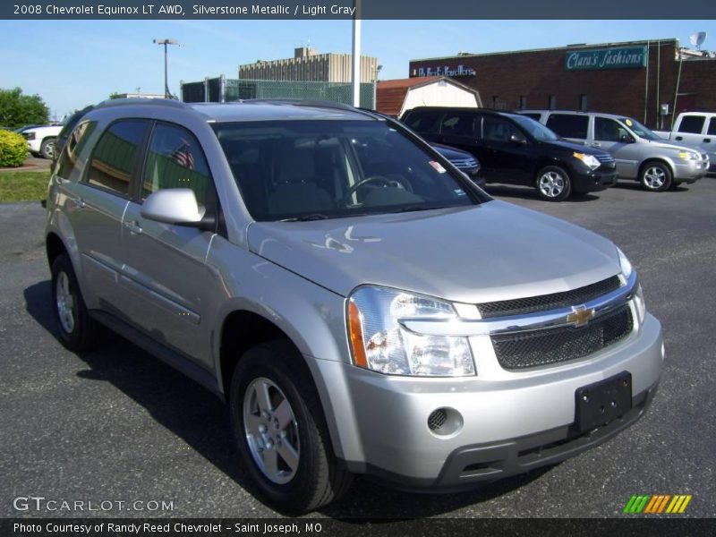 Silverstone Metallic / Light Gray 2008 Chevrolet Equinox LT AWD