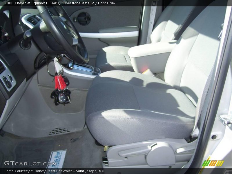 Silverstone Metallic / Light Gray 2008 Chevrolet Equinox LT AWD