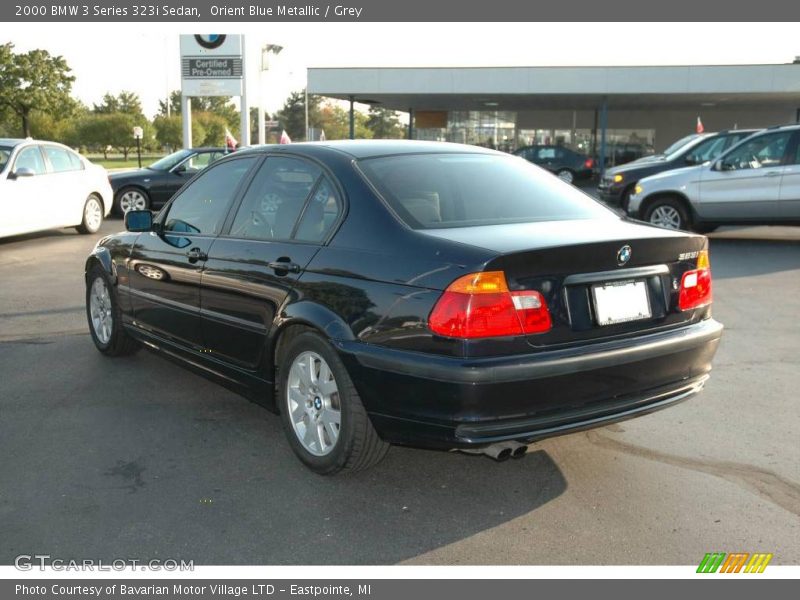 Orient Blue Metallic / Grey 2000 BMW 3 Series 323i Sedan