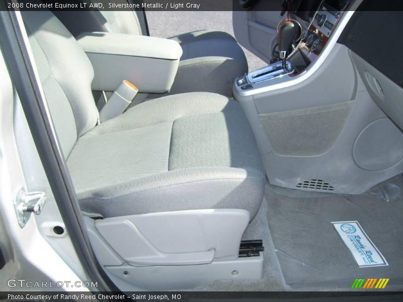 Silverstone Metallic / Light Gray 2008 Chevrolet Equinox LT AWD