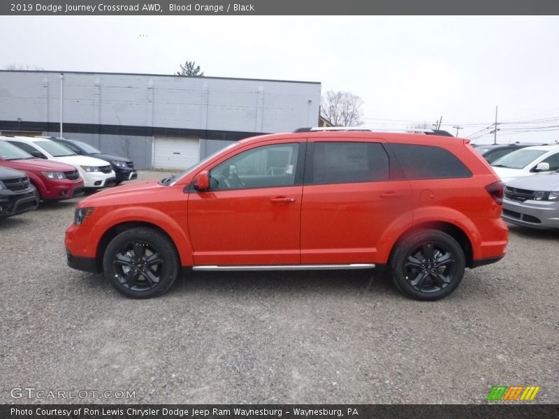 Blood Orange / Black 2019 Dodge Journey Crossroad AWD