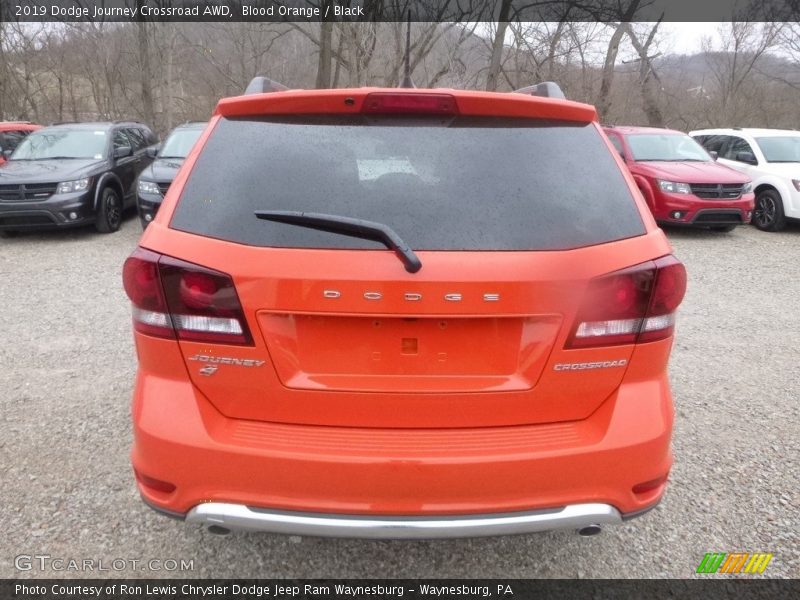 Blood Orange / Black 2019 Dodge Journey Crossroad AWD