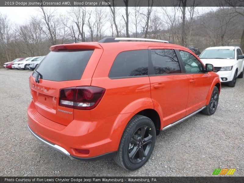 Blood Orange / Black 2019 Dodge Journey Crossroad AWD
