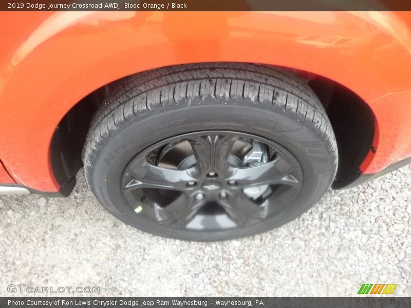 Blood Orange / Black 2019 Dodge Journey Crossroad AWD