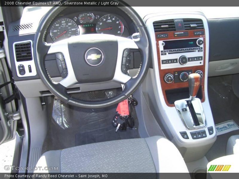 Silverstone Metallic / Light Gray 2008 Chevrolet Equinox LT AWD