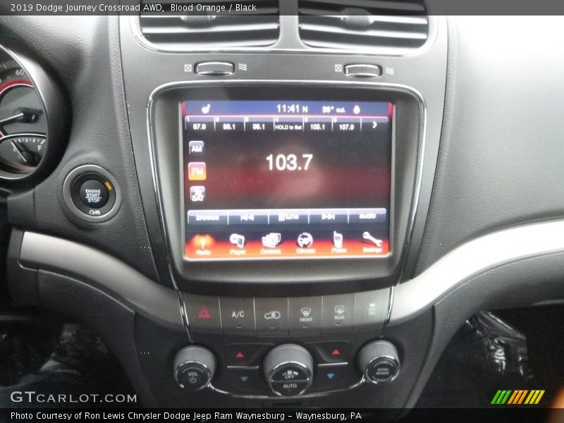 Blood Orange / Black 2019 Dodge Journey Crossroad AWD
