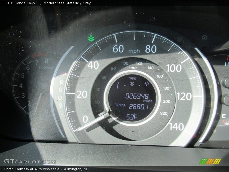 Modern Steel Metallic / Gray 2016 Honda CR-V SE