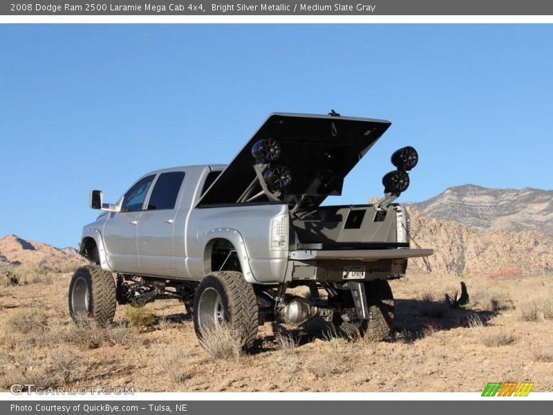 Bright Silver Metallic / Medium Slate Gray 2008 Dodge Ram 2500 Laramie Mega Cab 4x4