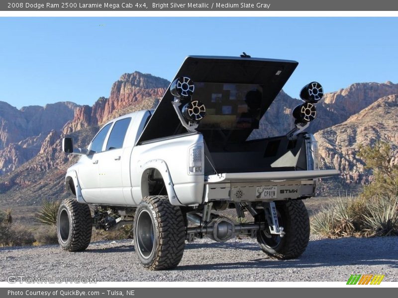 Bright Silver Metallic / Medium Slate Gray 2008 Dodge Ram 2500 Laramie Mega Cab 4x4