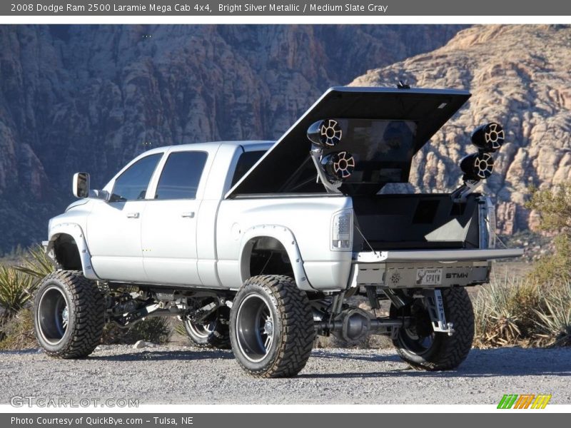 Bright Silver Metallic / Medium Slate Gray 2008 Dodge Ram 2500 Laramie Mega Cab 4x4