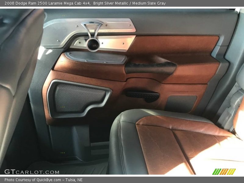 Bright Silver Metallic / Medium Slate Gray 2008 Dodge Ram 2500 Laramie Mega Cab 4x4