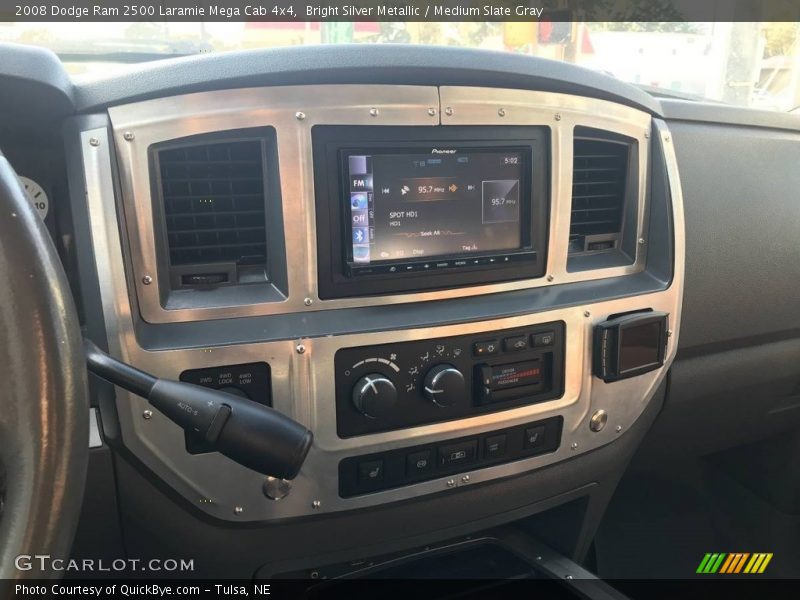 Bright Silver Metallic / Medium Slate Gray 2008 Dodge Ram 2500 Laramie Mega Cab 4x4