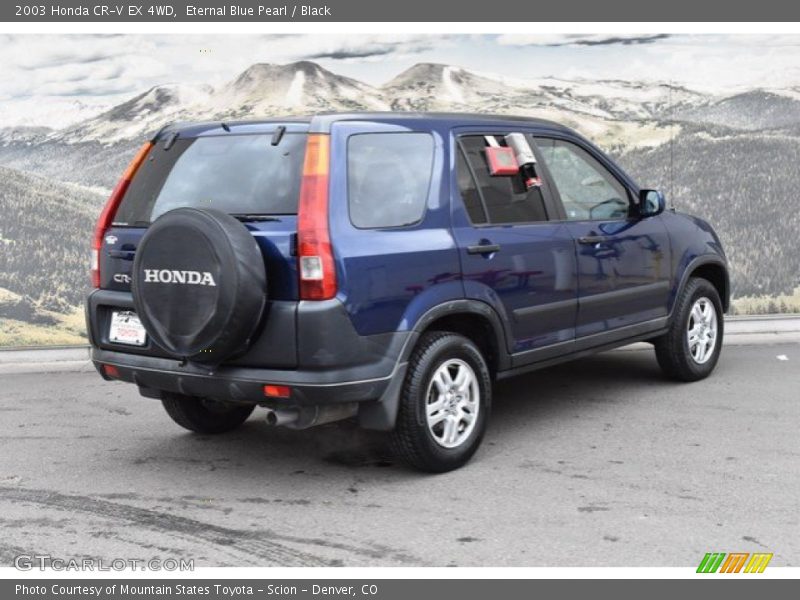 Eternal Blue Pearl / Black 2003 Honda CR-V EX 4WD