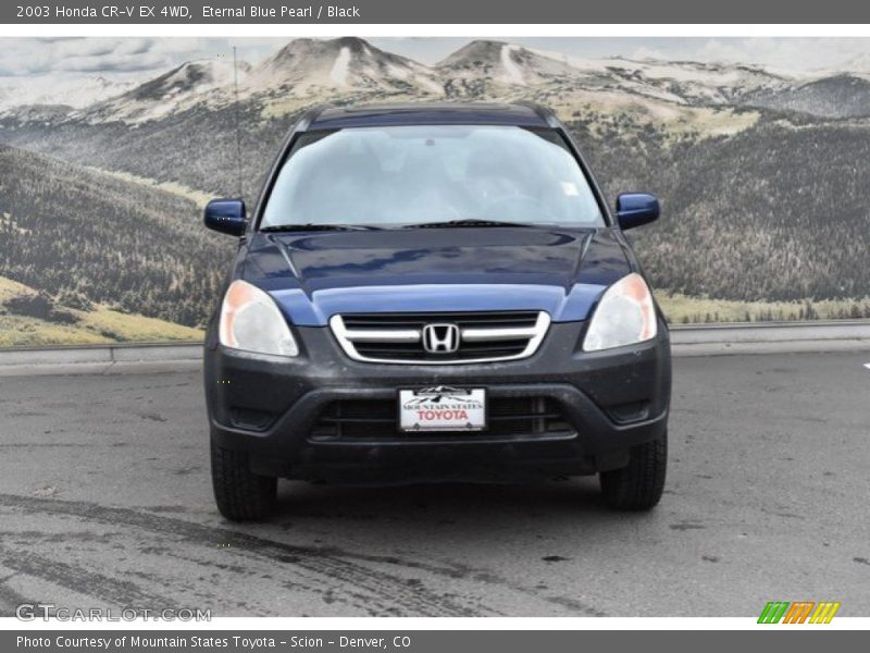 Eternal Blue Pearl / Black 2003 Honda CR-V EX 4WD