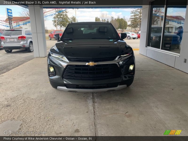 Nightfall Metallic / Jet Black 2019 Chevrolet Blazer 3.6L Cloth AWD
