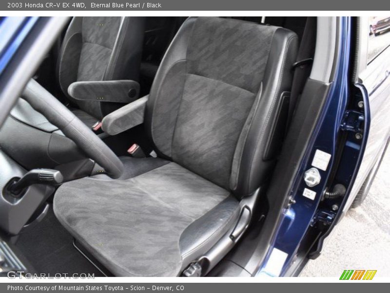Eternal Blue Pearl / Black 2003 Honda CR-V EX 4WD