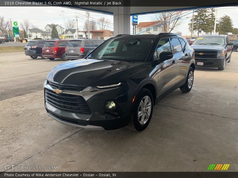 Nightfall Metallic / Jet Black 2019 Chevrolet Blazer 3.6L Cloth AWD