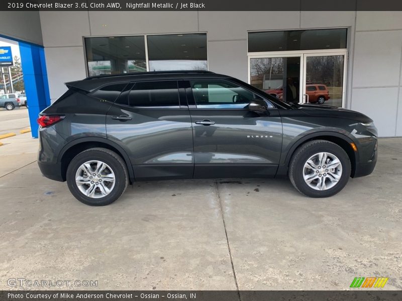 Nightfall Metallic / Jet Black 2019 Chevrolet Blazer 3.6L Cloth AWD