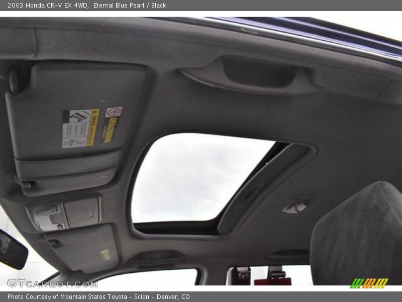 Eternal Blue Pearl / Black 2003 Honda CR-V EX 4WD