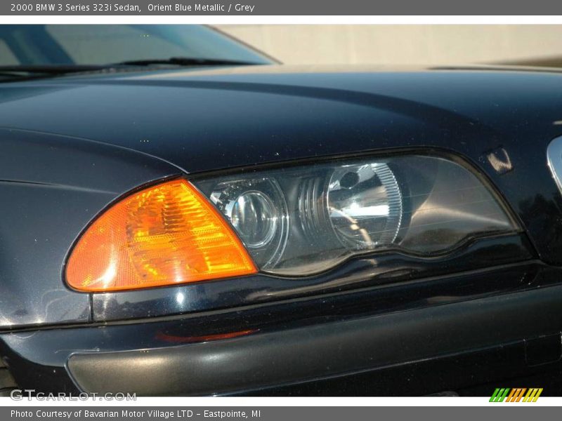 Orient Blue Metallic / Grey 2000 BMW 3 Series 323i Sedan