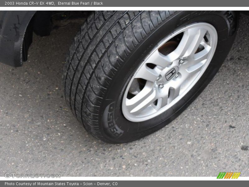 Eternal Blue Pearl / Black 2003 Honda CR-V EX 4WD