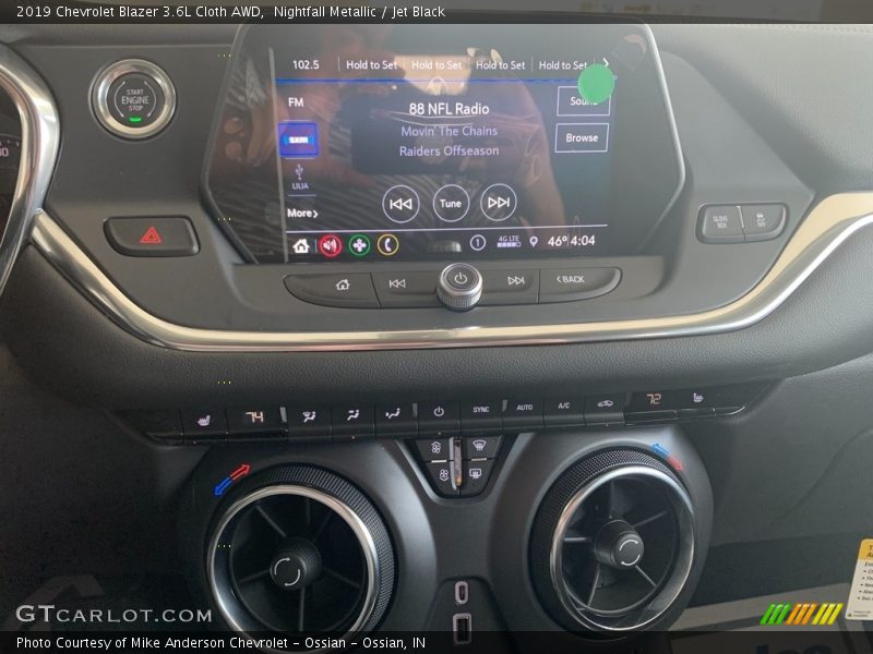Nightfall Metallic / Jet Black 2019 Chevrolet Blazer 3.6L Cloth AWD