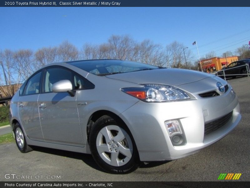 Classic Silver Metallic / Misty Gray 2010 Toyota Prius Hybrid III