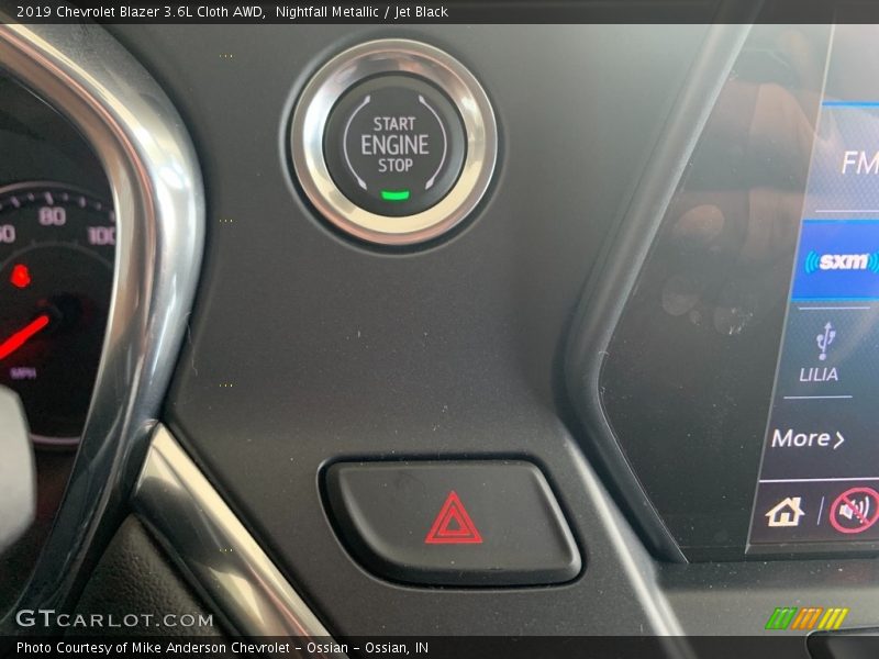 Nightfall Metallic / Jet Black 2019 Chevrolet Blazer 3.6L Cloth AWD