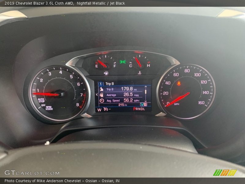 Nightfall Metallic / Jet Black 2019 Chevrolet Blazer 3.6L Cloth AWD