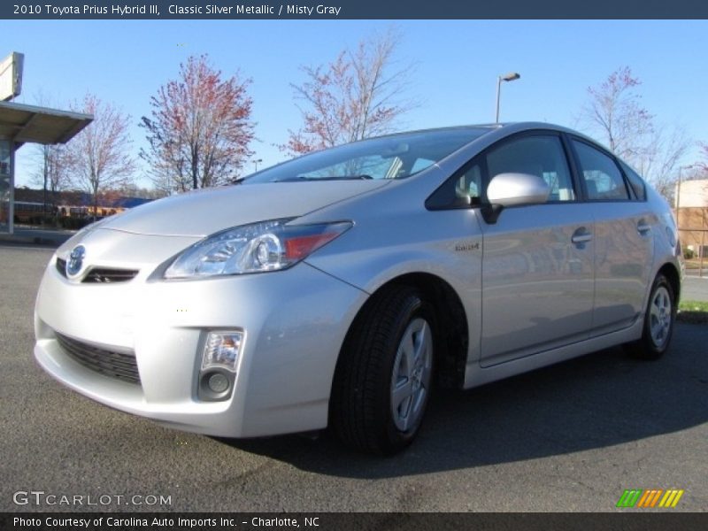 Classic Silver Metallic / Misty Gray 2010 Toyota Prius Hybrid III