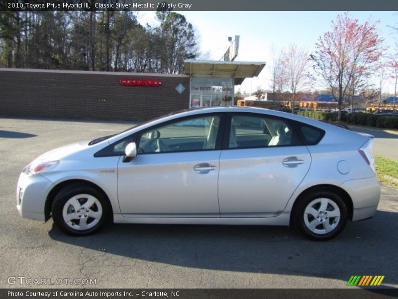 Classic Silver Metallic / Misty Gray 2010 Toyota Prius Hybrid III