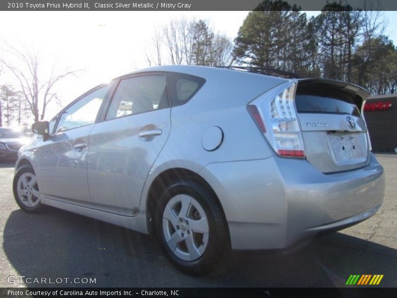 Classic Silver Metallic / Misty Gray 2010 Toyota Prius Hybrid III