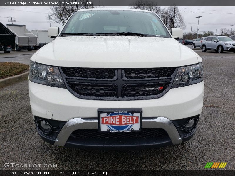 Vice White / Black 2019 Dodge Journey Crossroad