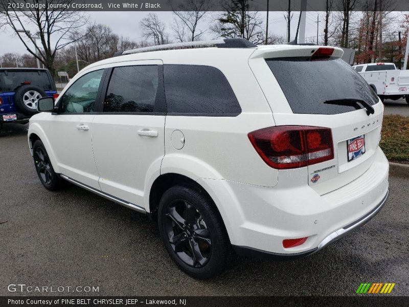 Vice White / Black 2019 Dodge Journey Crossroad