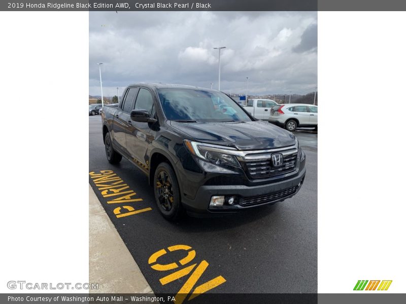 Crystal Black Pearl / Black 2019 Honda Ridgeline Black Edition AWD