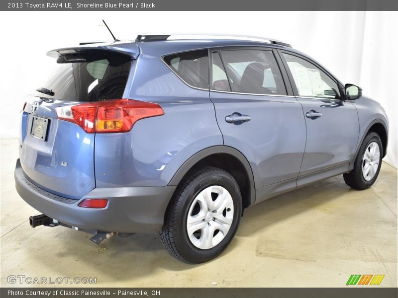Shoreline Blue Pearl / Black 2013 Toyota RAV4 LE