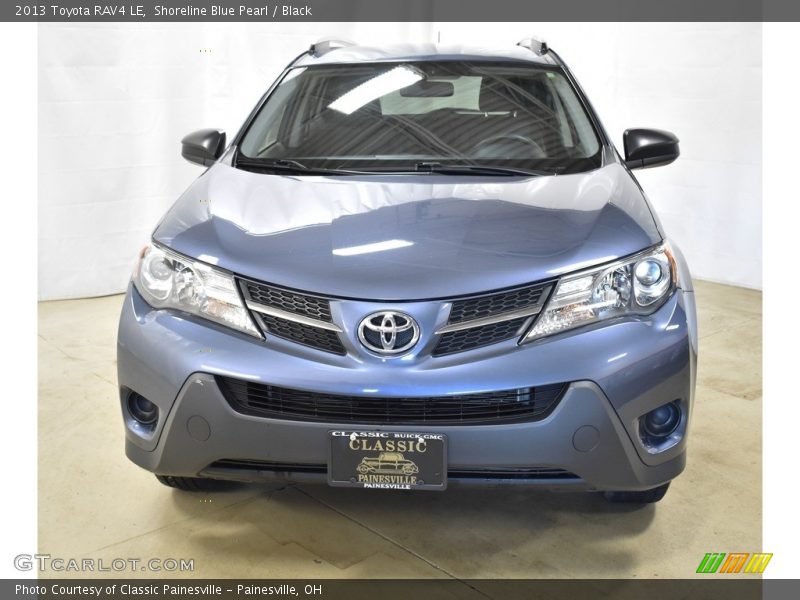 Shoreline Blue Pearl / Black 2013 Toyota RAV4 LE
