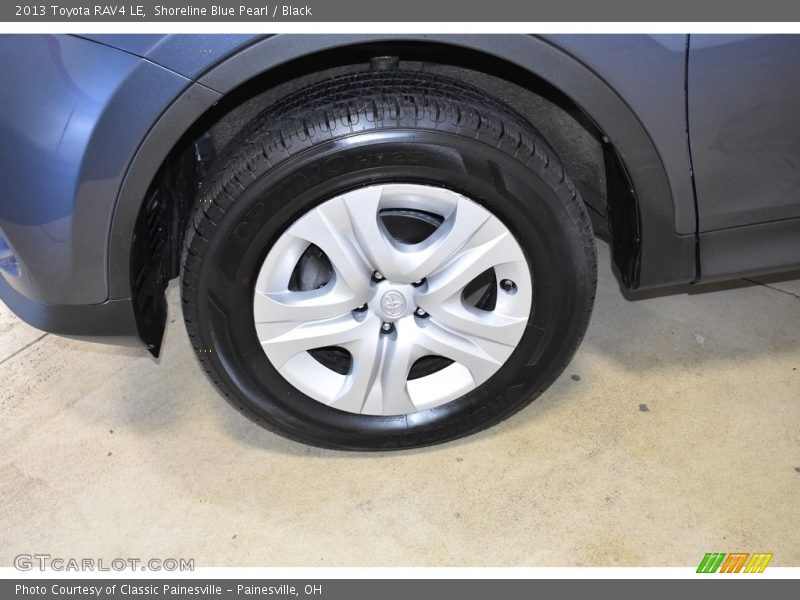Shoreline Blue Pearl / Black 2013 Toyota RAV4 LE