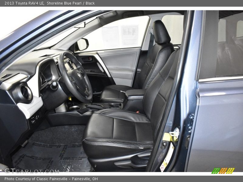 Shoreline Blue Pearl / Black 2013 Toyota RAV4 LE