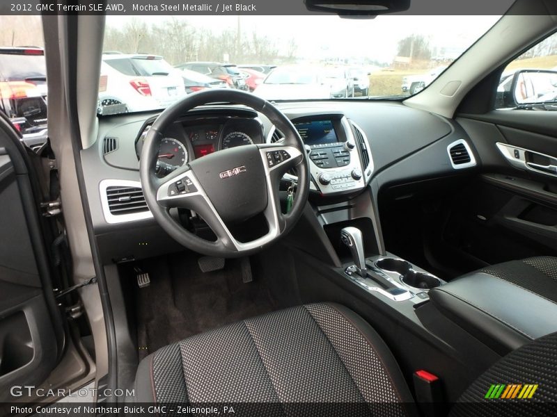 Mocha Steel Metallic / Jet Black 2012 GMC Terrain SLE AWD